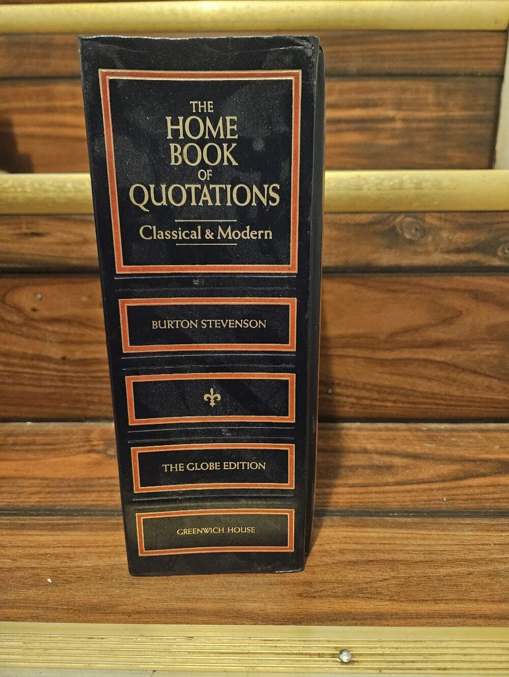The Home Book of Quotations Classical and Modern 1984 Burton Stevenson  HC